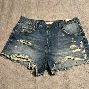 High waisted shorts